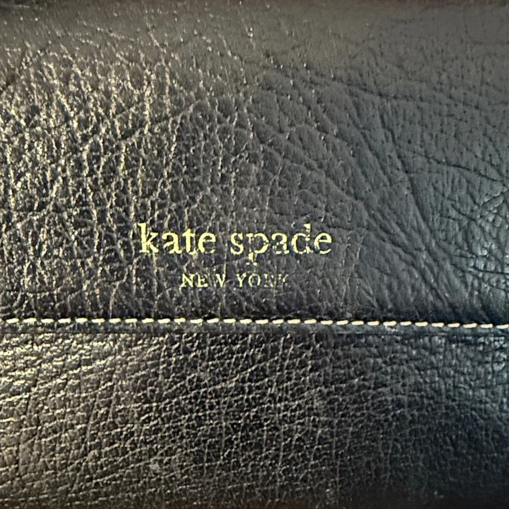 Kate Spade Midnight Black Leather Wallet - Picture 2 of 8